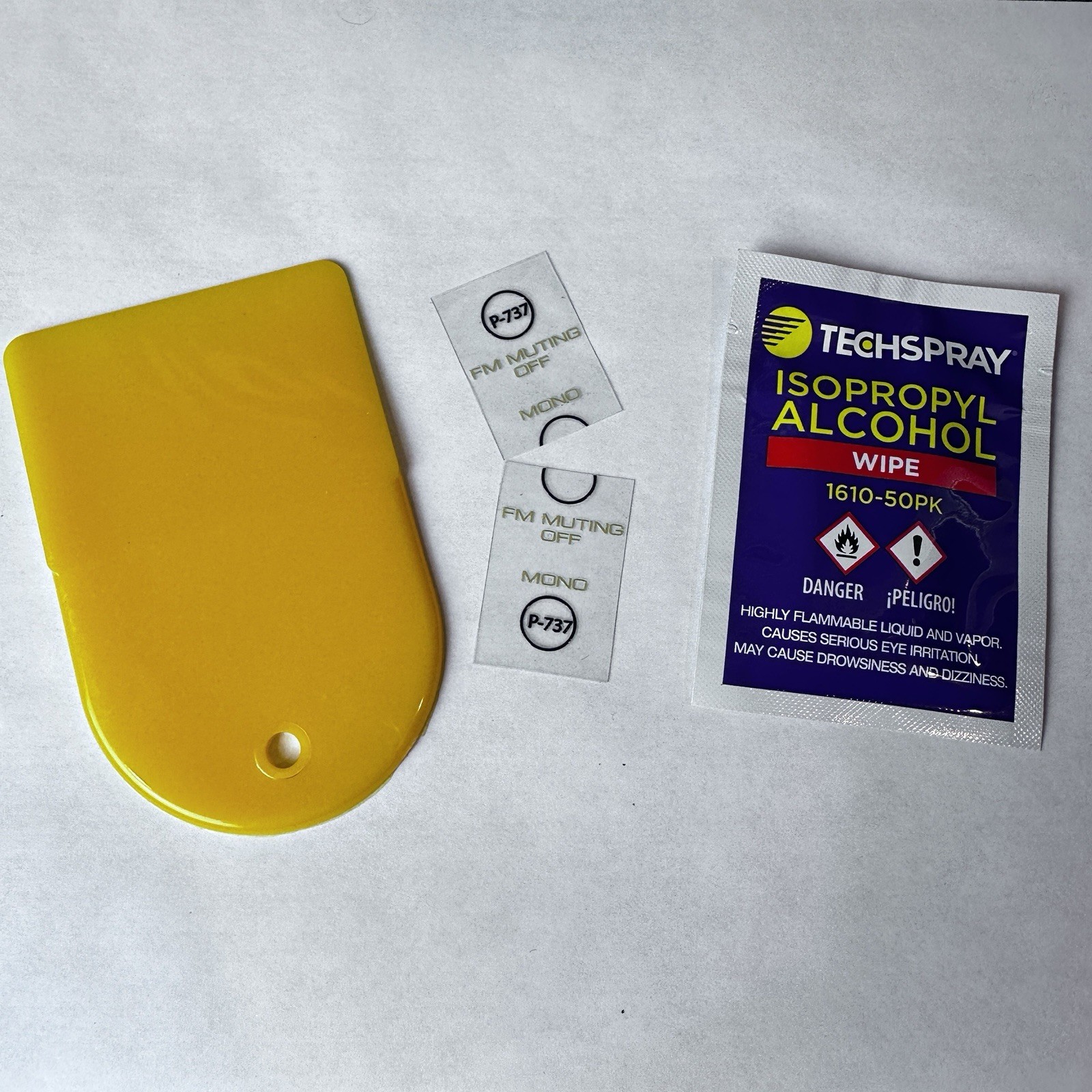 Pioneer SX-737 Glass Lettering Repair Kit