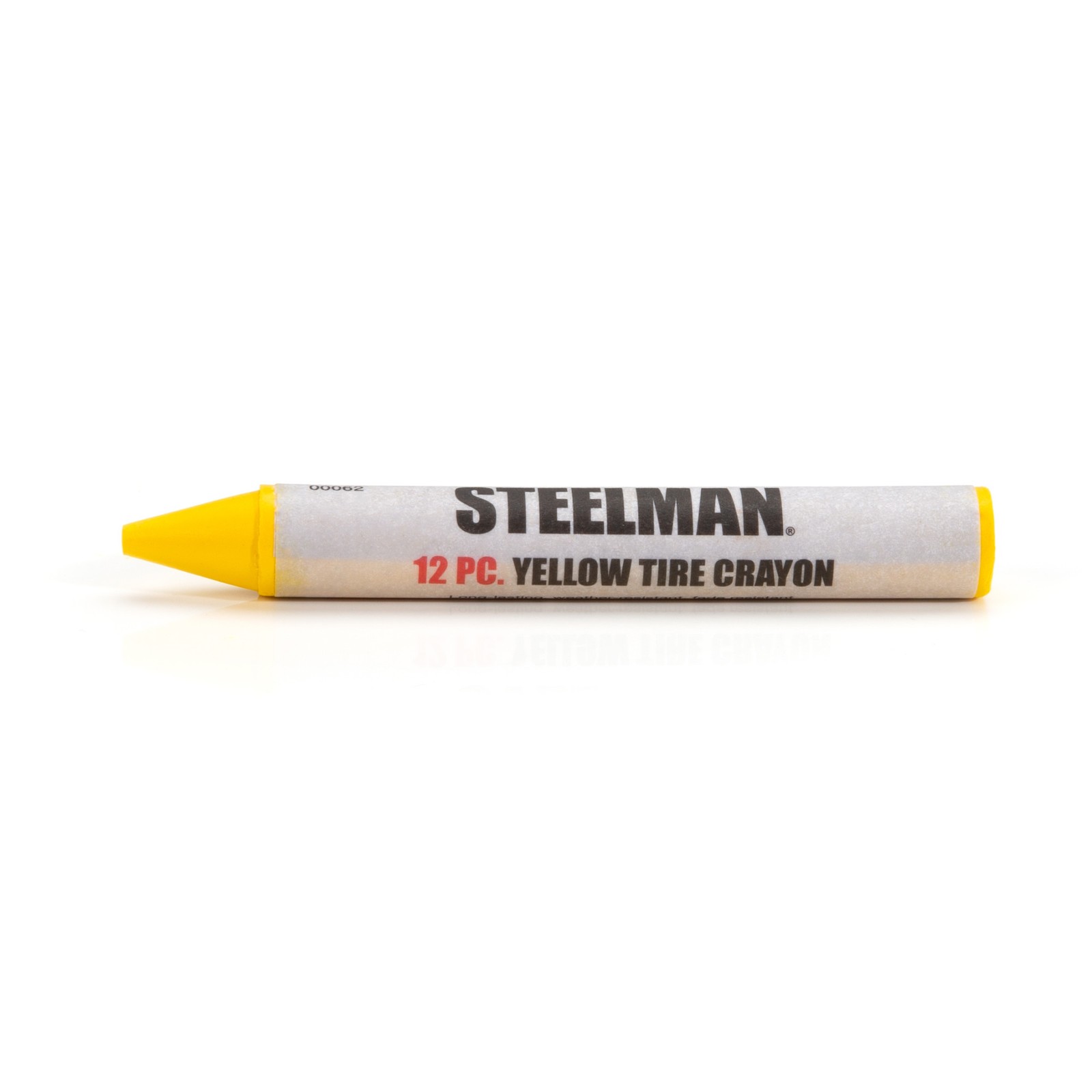 Steelman Yellow Tire Glass Automotive Marking Crayons, Box of 12 00062