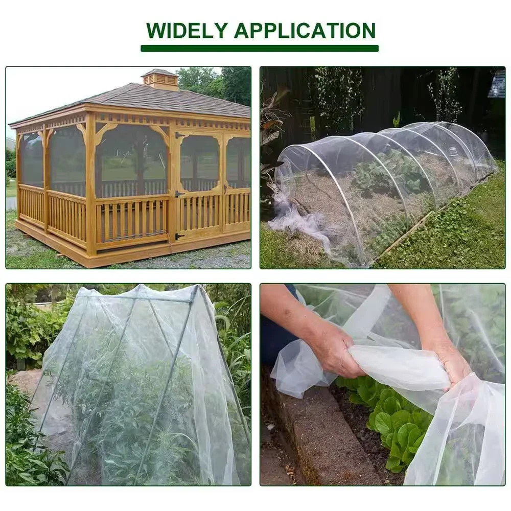 NEW AGFabric 8 Ft. X 12 Ft. Outdoor Insect Barrier Netting Rodent Pest Control