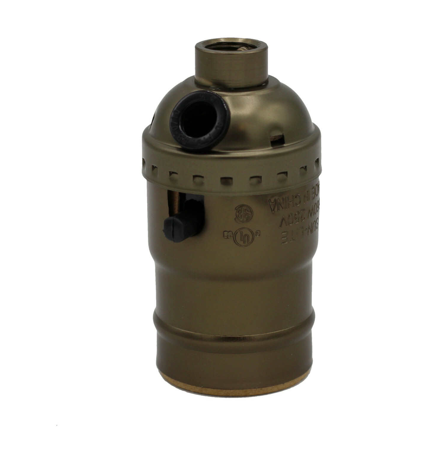 Antique Brass Make-A-Lamp Kit With All Parts & Instructions for DIY Lamp Repair