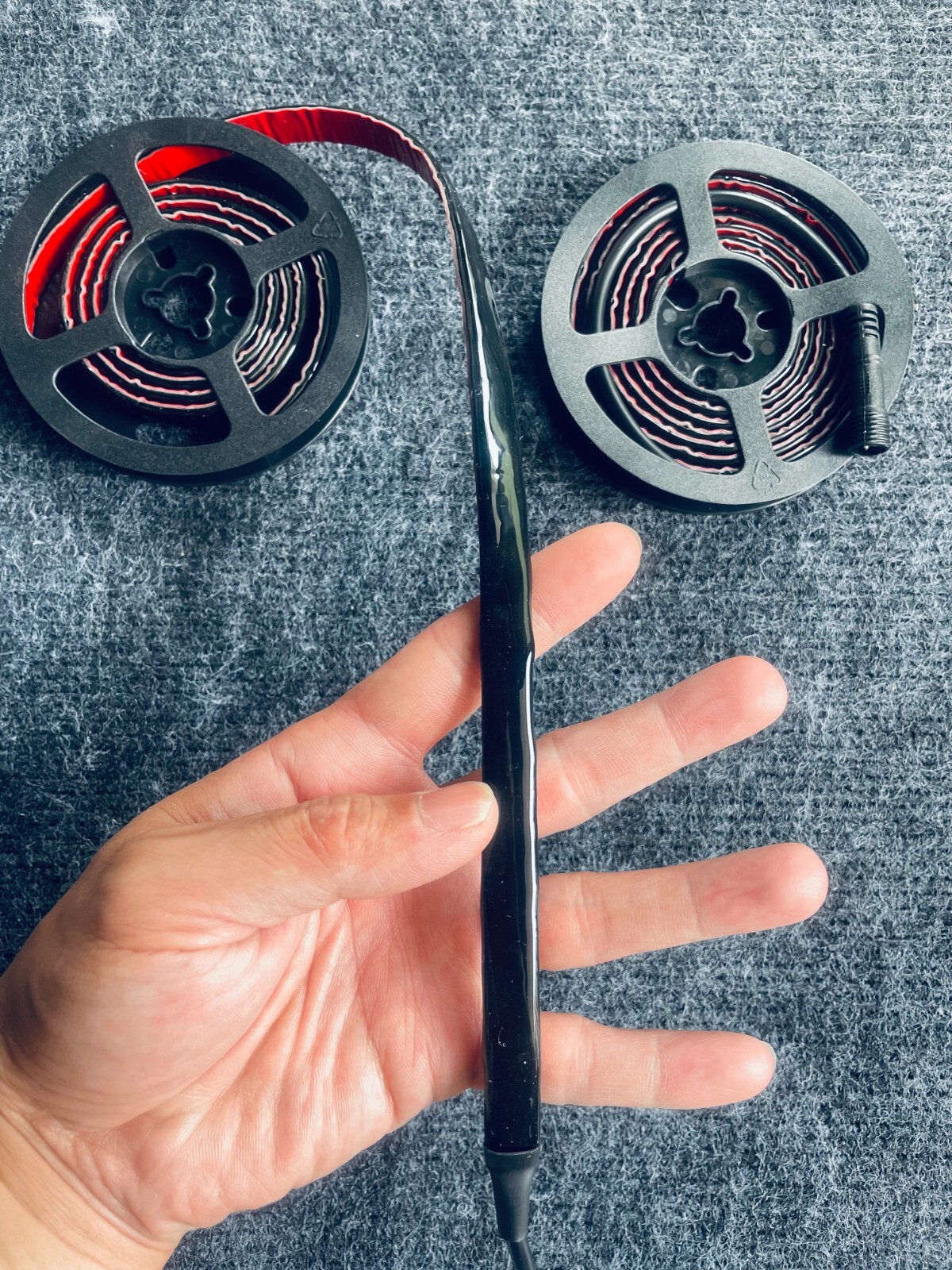 Tinted Blackout x8PCS 4FT APP+Remote CHASING Dream Color Strips Slingshot Lights