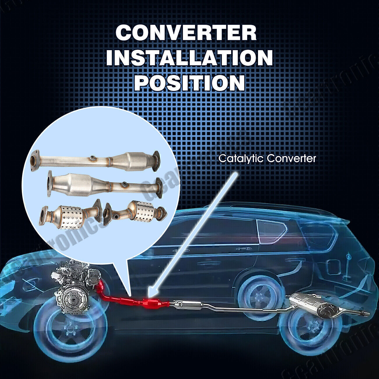 Catalytic Converter Set For 05-14 Nissan Frontier/Xterra 4.0L 2005-12 Pathfinder