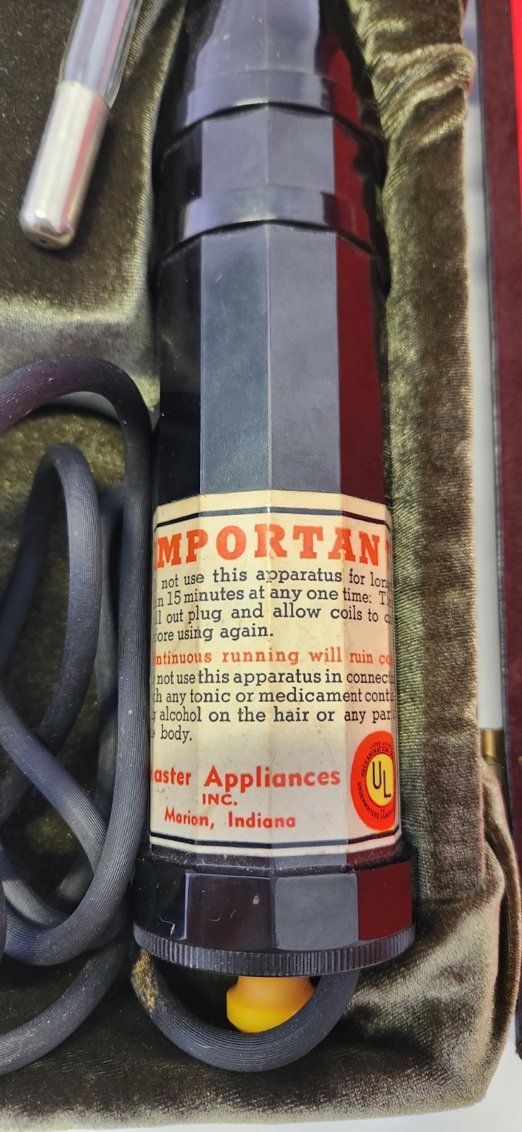 MEDiCAL QUACKERY: Classic Quack Science Master Ray Violet Ray Machine - WORKS