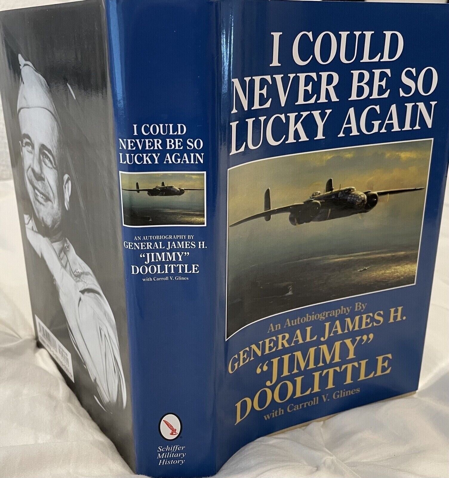 JIMMY DOOLITTLE SIGNED I COULD NEVER BE SO LUCKY AGAIN BOOK PSA DNA COA