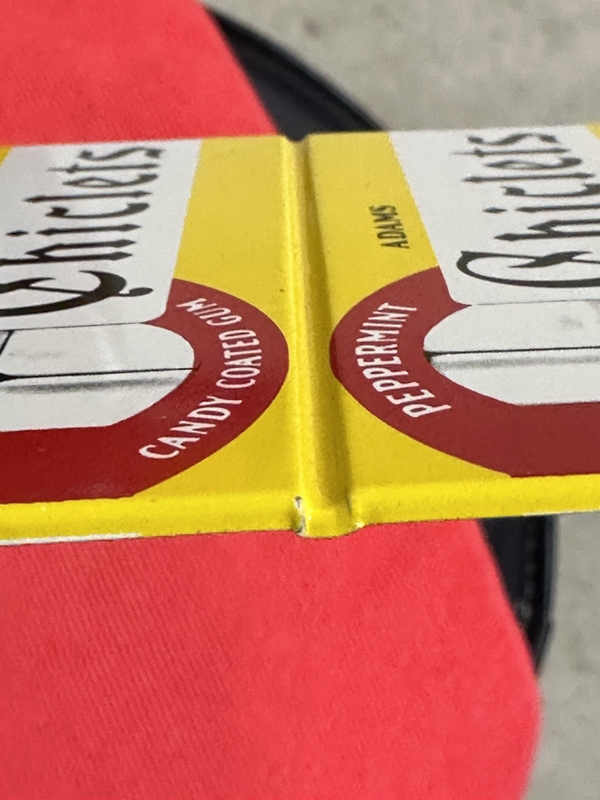 NOS 1960’s Chiclets Chewing Gum Metal Sign Store Display Rack Advertising 60’s