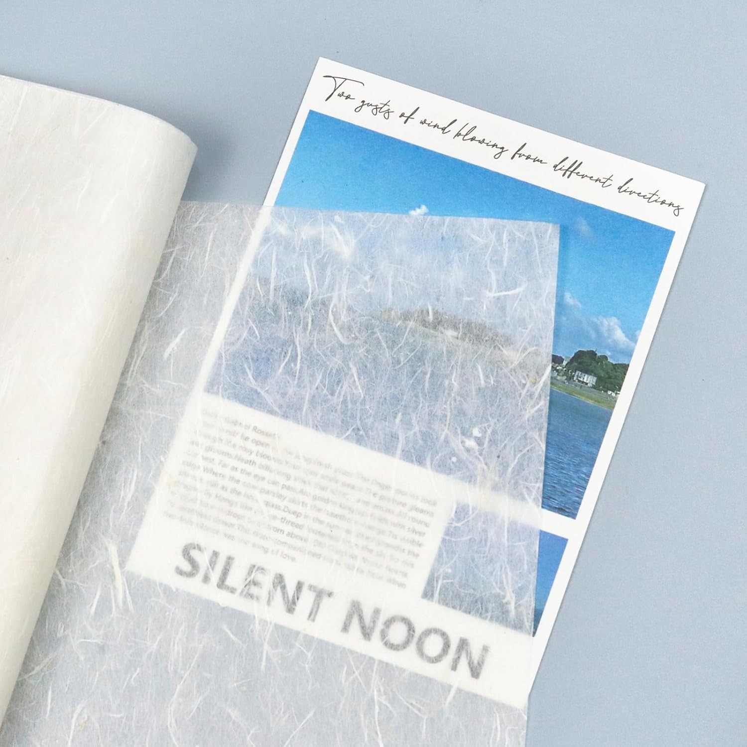 100 Sheets A4 Mulberry Paper Sheets Natural Fiber Rice Papers,8.3x11.7in Natu...