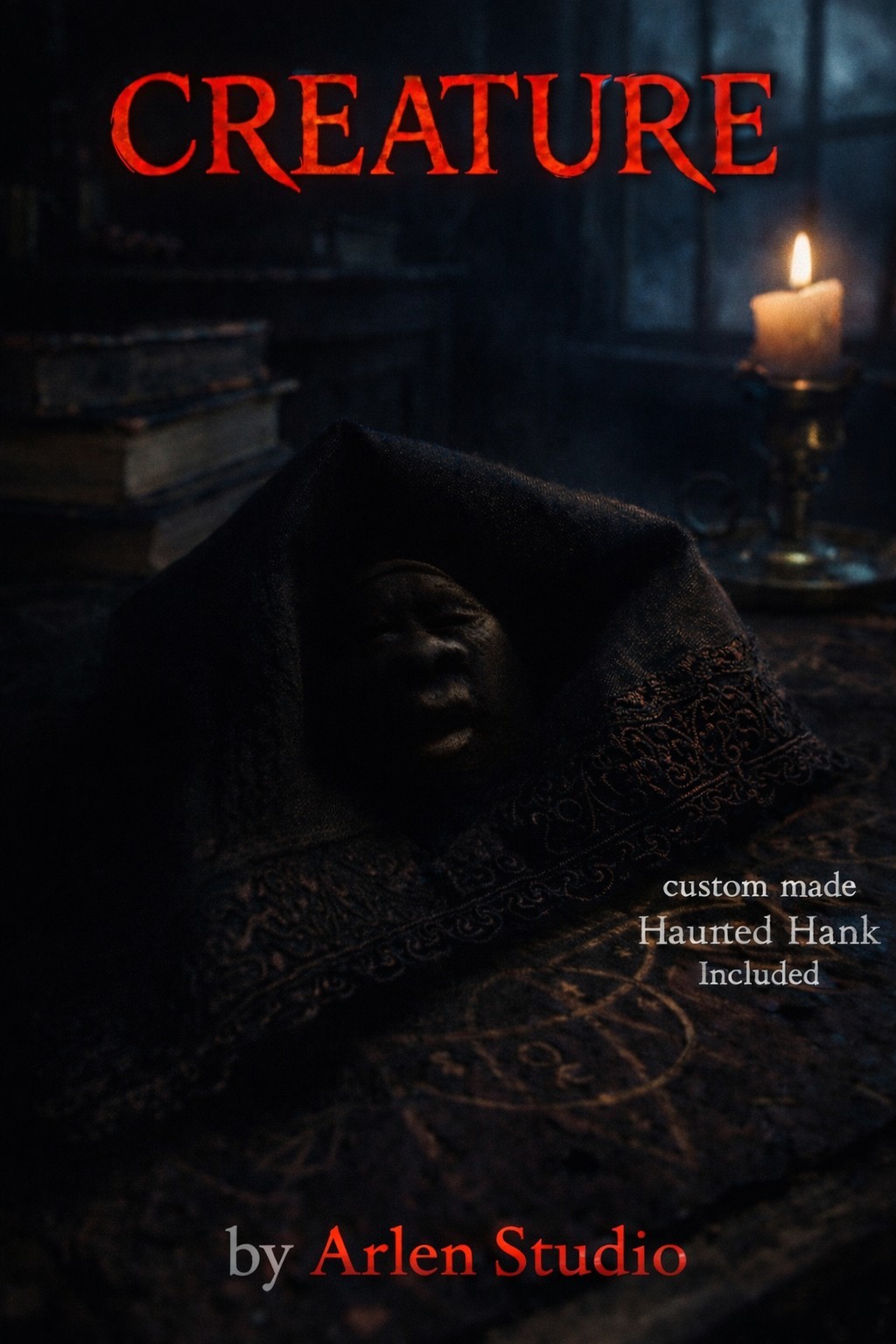 ARLEN STUDIO DIRECT. The ORIGINAL CREATURE w HAUNTED HANK!!!