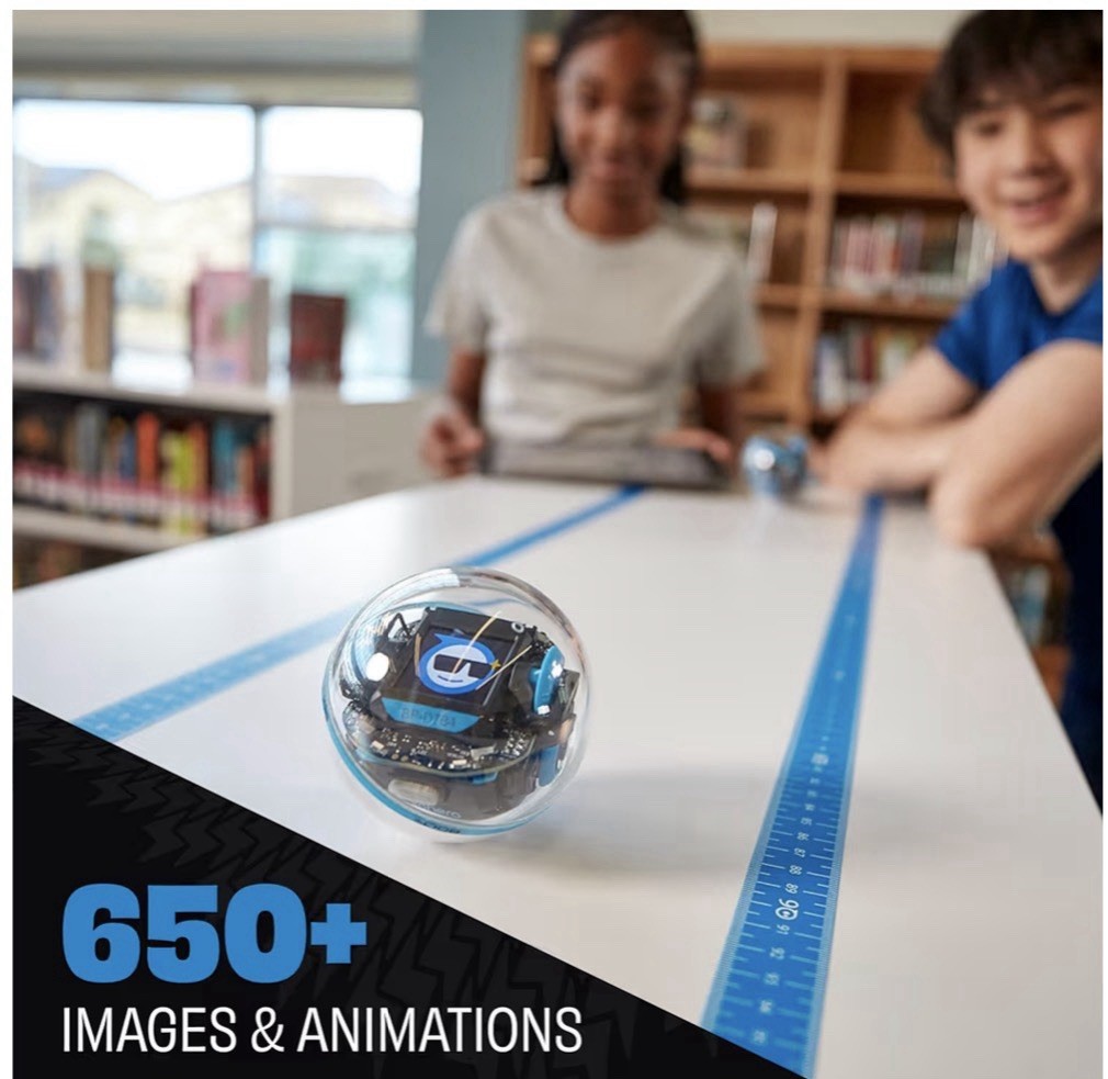 Sphero Bolt+ Coding & AI Learning Robot Animated LCD Display Waterproof. NEW!!
