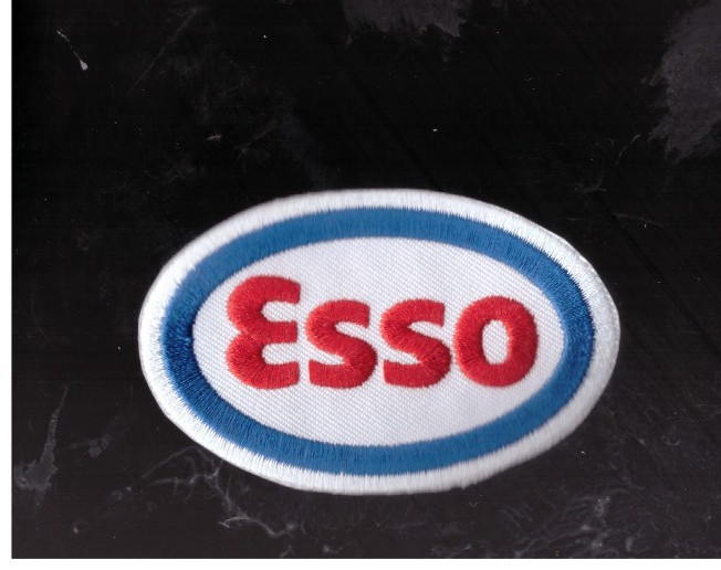 NEW 2 x 3 1/8" Esso Motor Oil IRON ON PATCH FREE SHIP