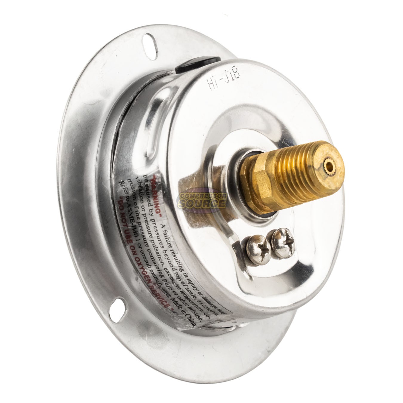 2.5" Liquid Filled Pressure Gauge 0-7500 PSI 1/4" NPT CBM Panel Flush Mount