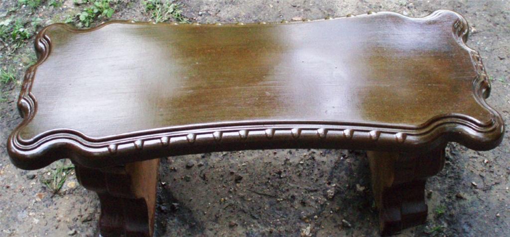 Fancy Scroll Bench top Mold only made from 3/16" ABS