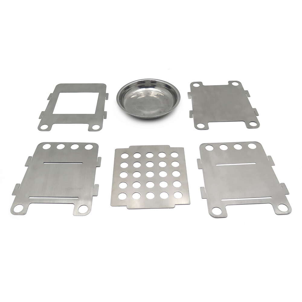 Diret Folding Wood Stove Pocket Alcohol Stove Outdoor Cooking Camping Backpackin