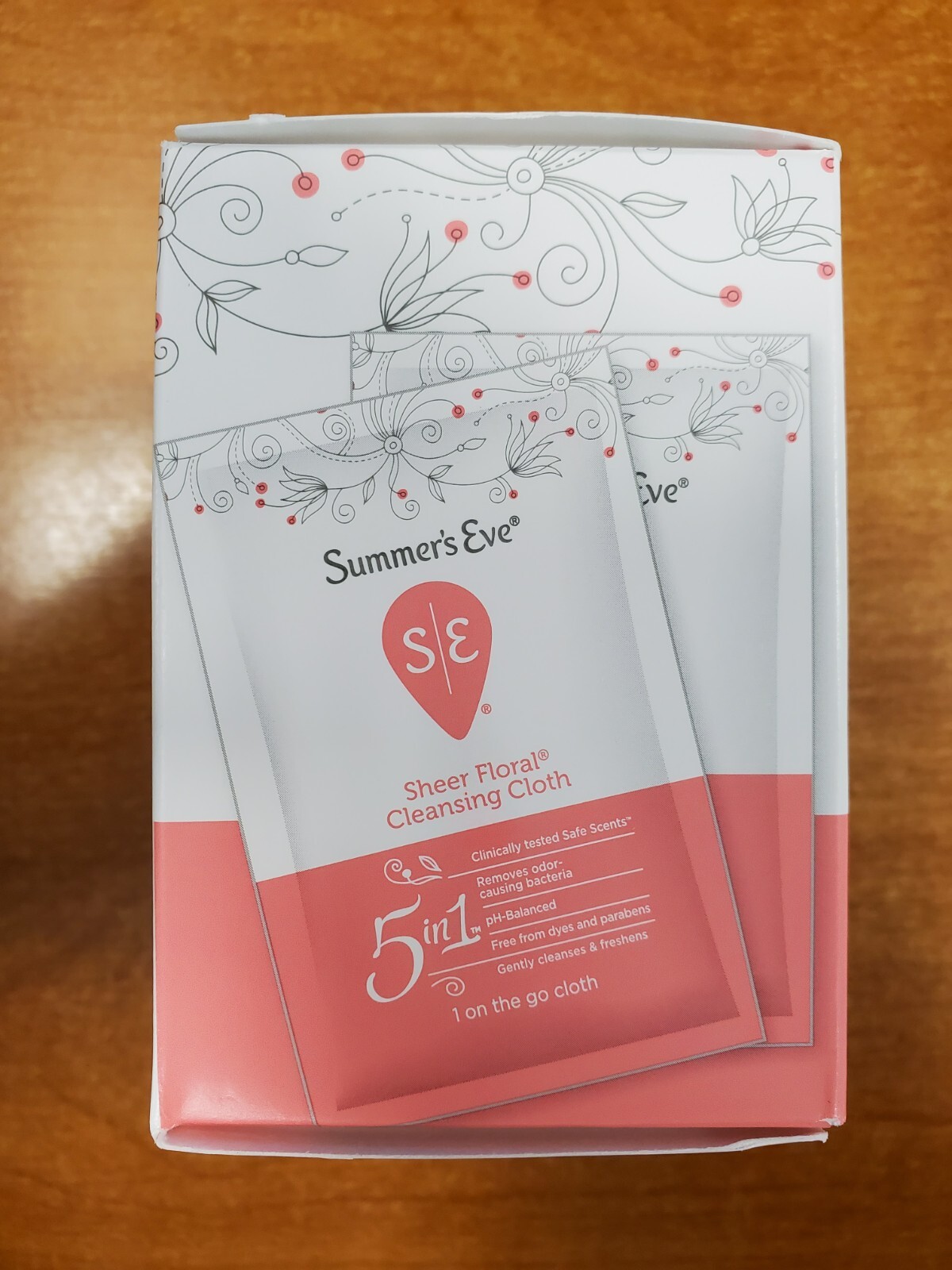 6 Boxes of 16: Summer's Eve Sheer Floral Daily Refreshing Feminine Wipes F