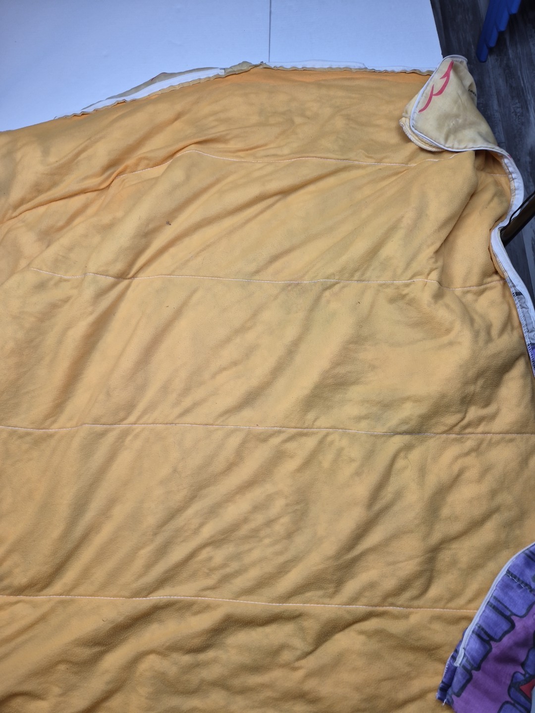 Vintage 1990 Teenage Mutant Ninja Turtles Youth Kids Sleeping Bag TMNT NO ZIPPER