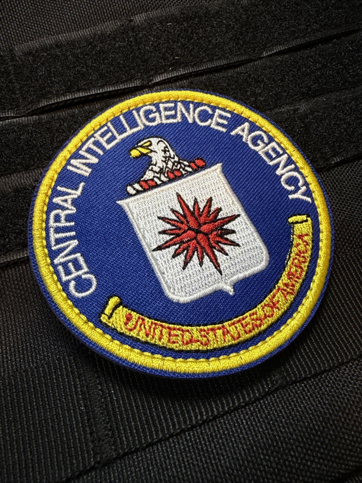 Central Intelligence Agency CIA USA Military Patch Tactical With Hook Loop