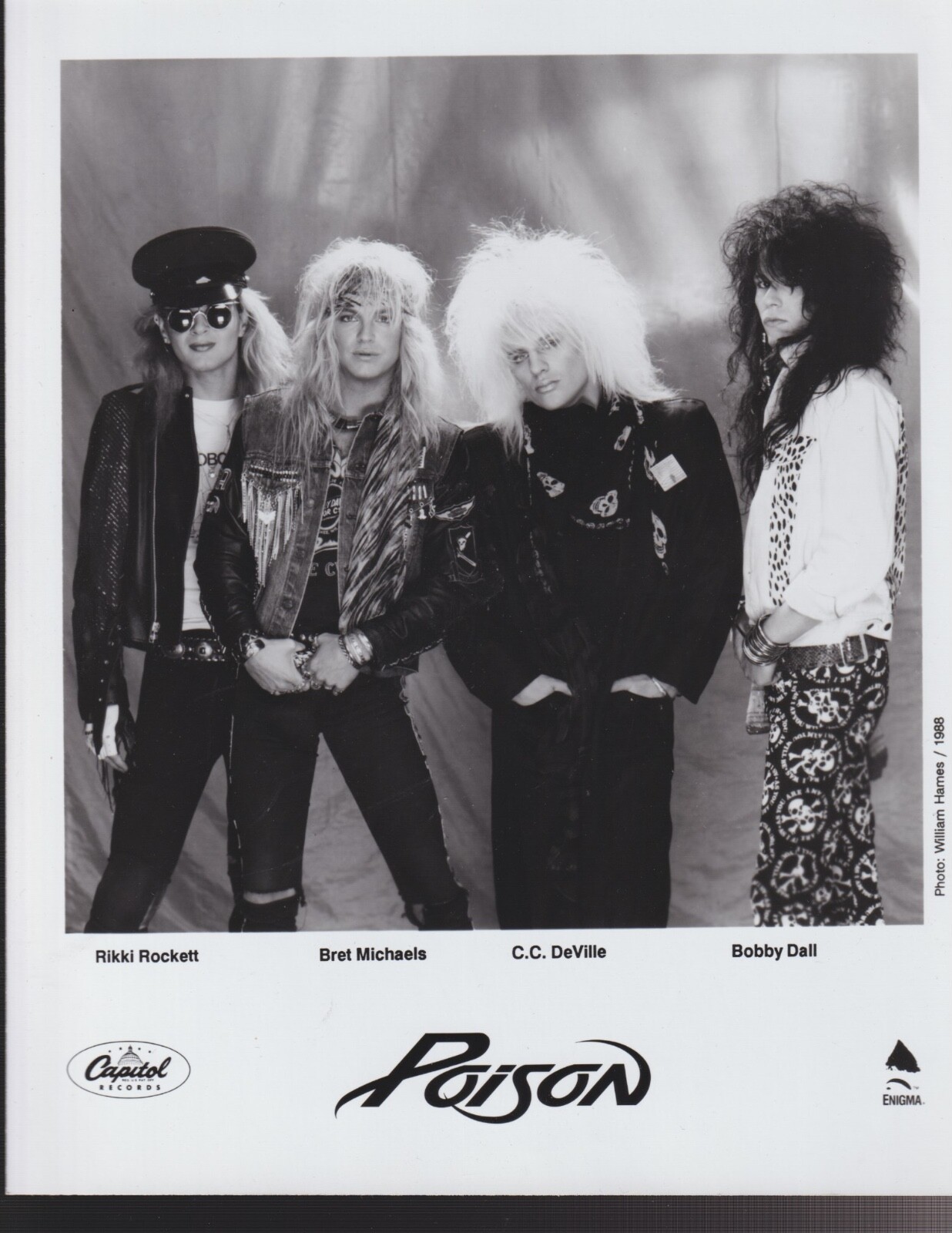 poison press kit for open up and say ahh! 1988