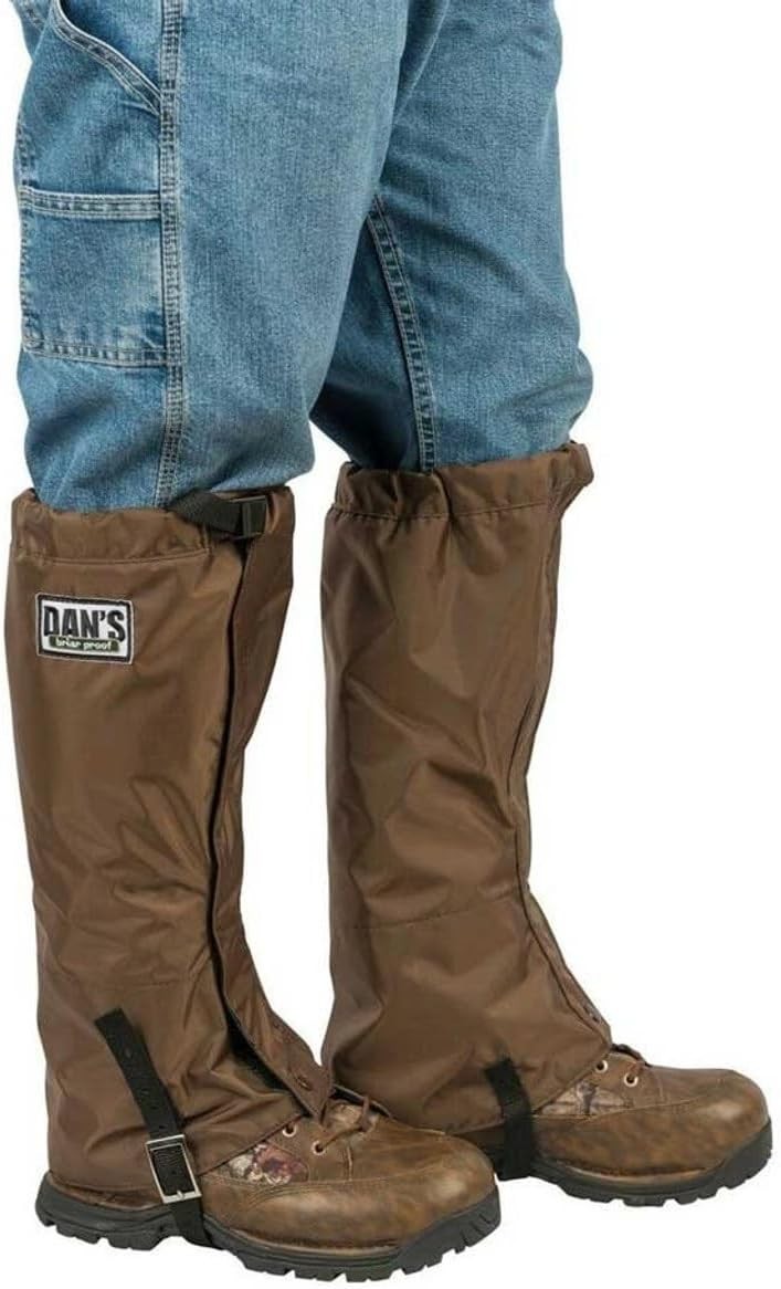 Dan's Briar-Proof Gaiters (Waterproof) Hunting Hiking Made in USA (Choose Size)
