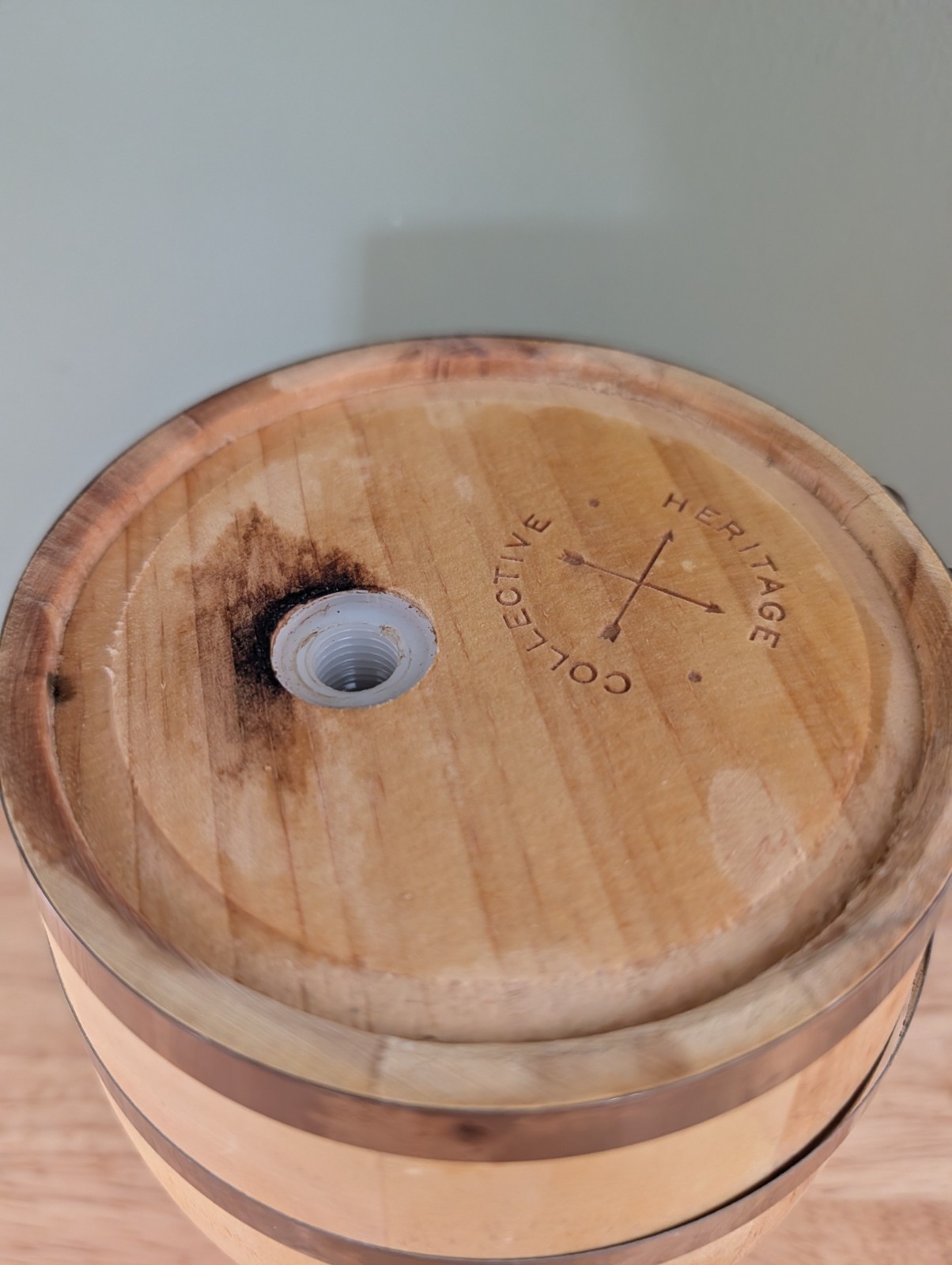 Heritage Collective-Mini Aging Barrel-Wooden Keg Whiskey Dispenser (No Tap)