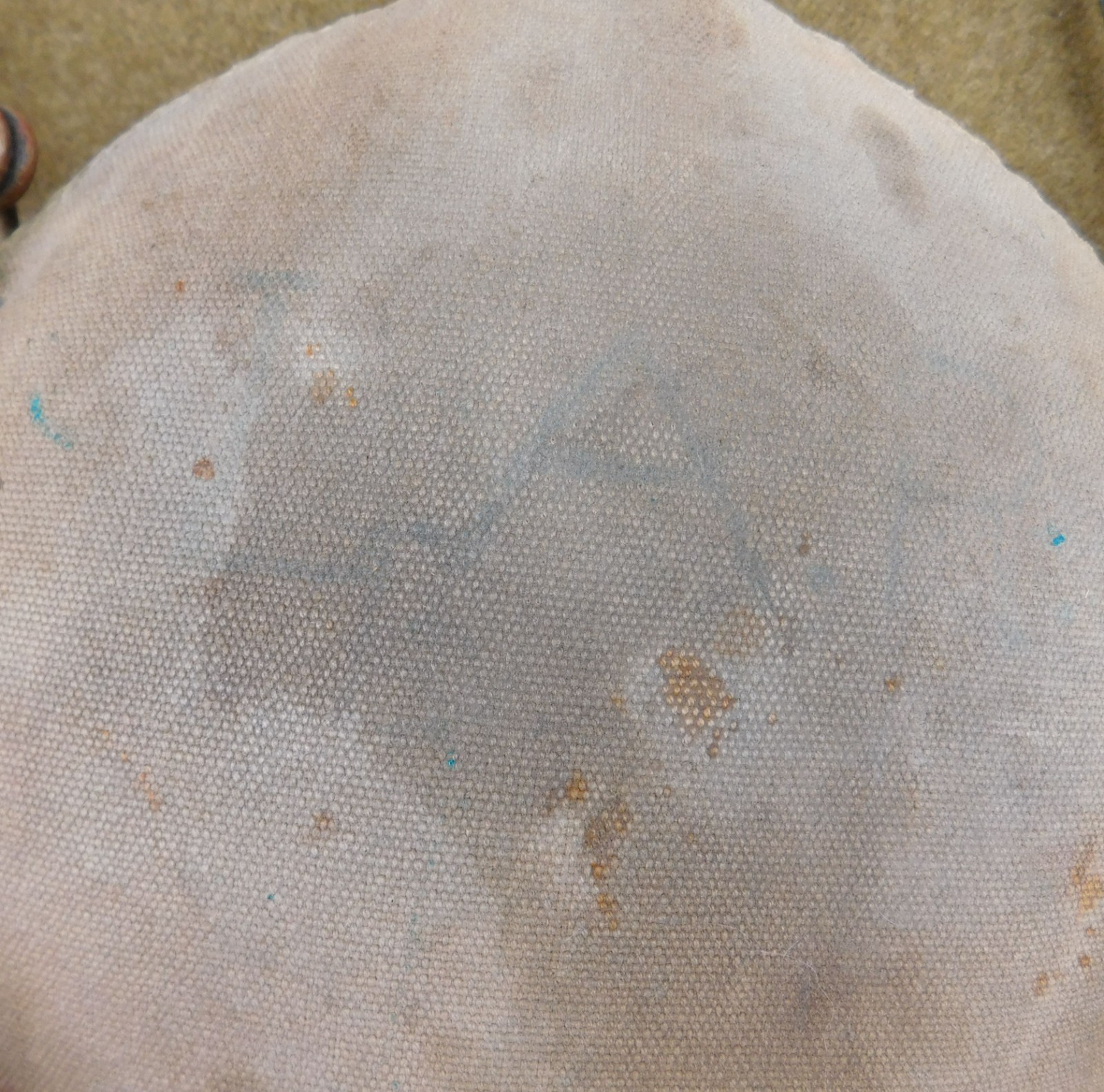 ORIGINAL SPANISH AMERICAN WAR U.S. ARMY MODEL 1886 CANTEEN WITH LEATHER SLING