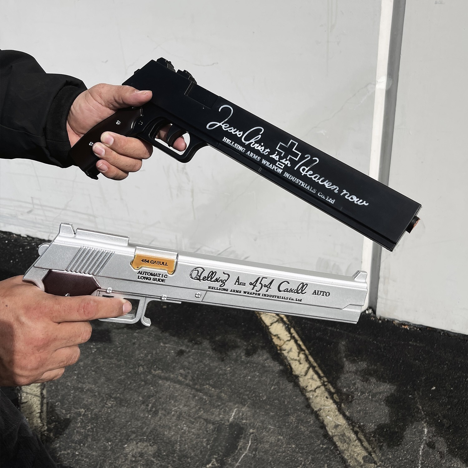 2 Pcs Foam Gun Set Similar To Hellsing Alucard Destiny Gun's For Adult Cosplay