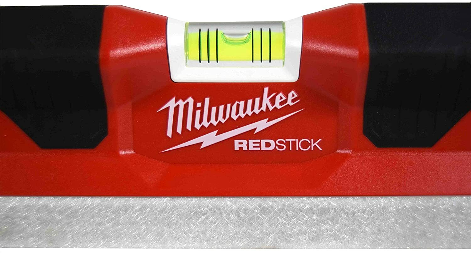 Milwaukee 72" Aluminum Redstick Concrete Screed Level Non Magnetic 6FT MLCON72