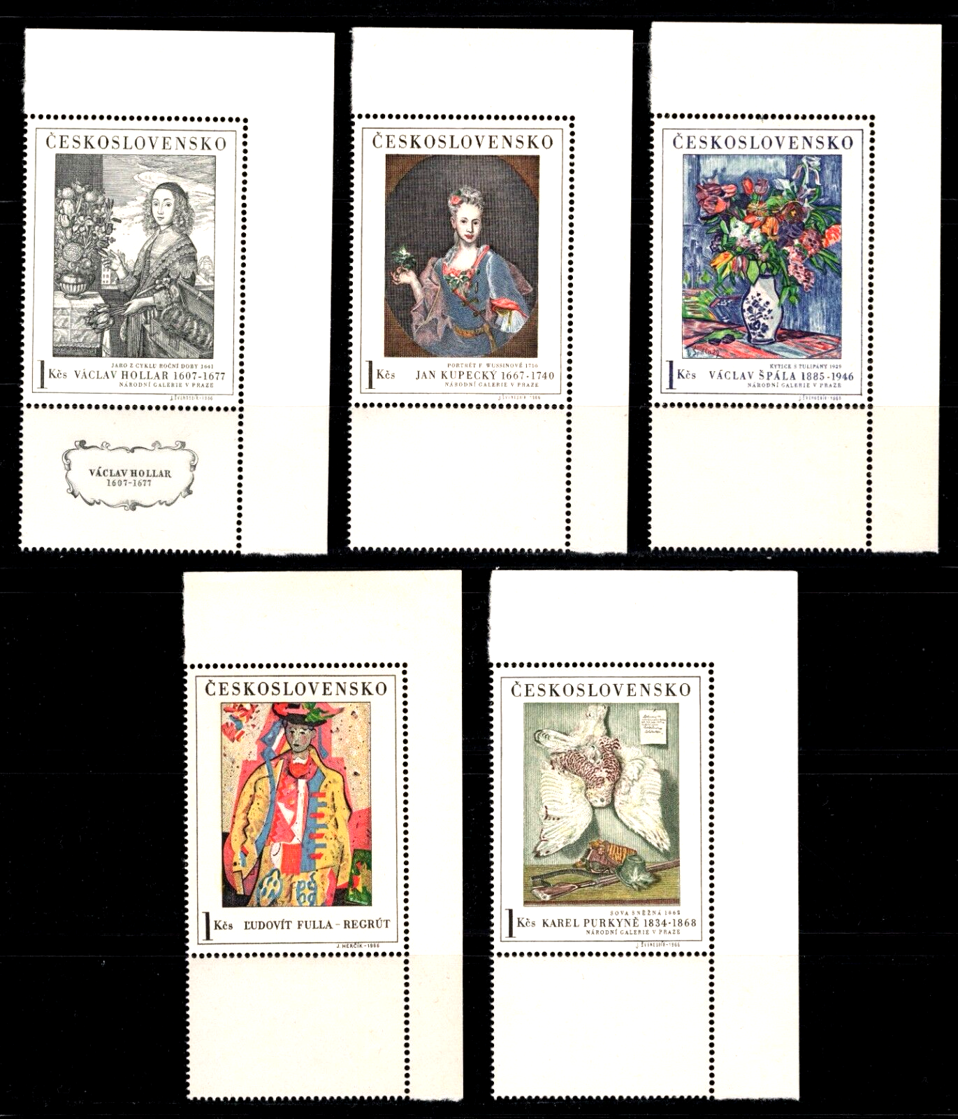 CZECHOSLOVAKIA Sc#1348A/1439, 1966 Collection: 47 Stamps + 1 SS Mint NH w/OG