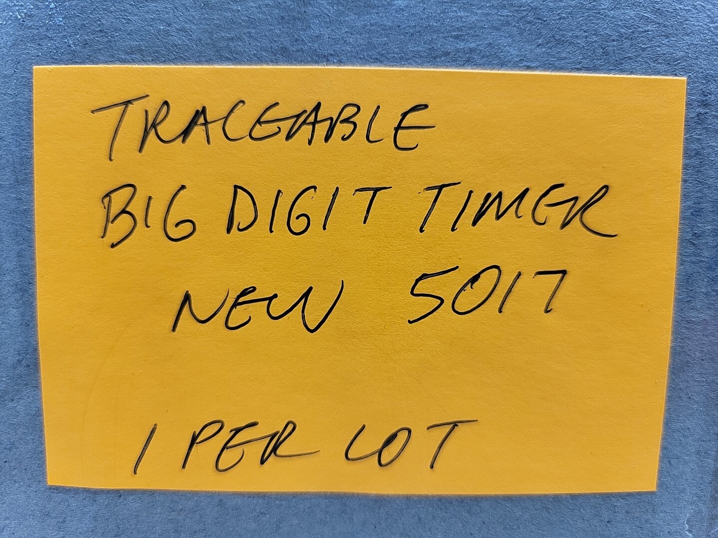 Traceable Flashing LED Alert Big-Digit Timer Dual Channel 5017 *NEW VARYING CERT