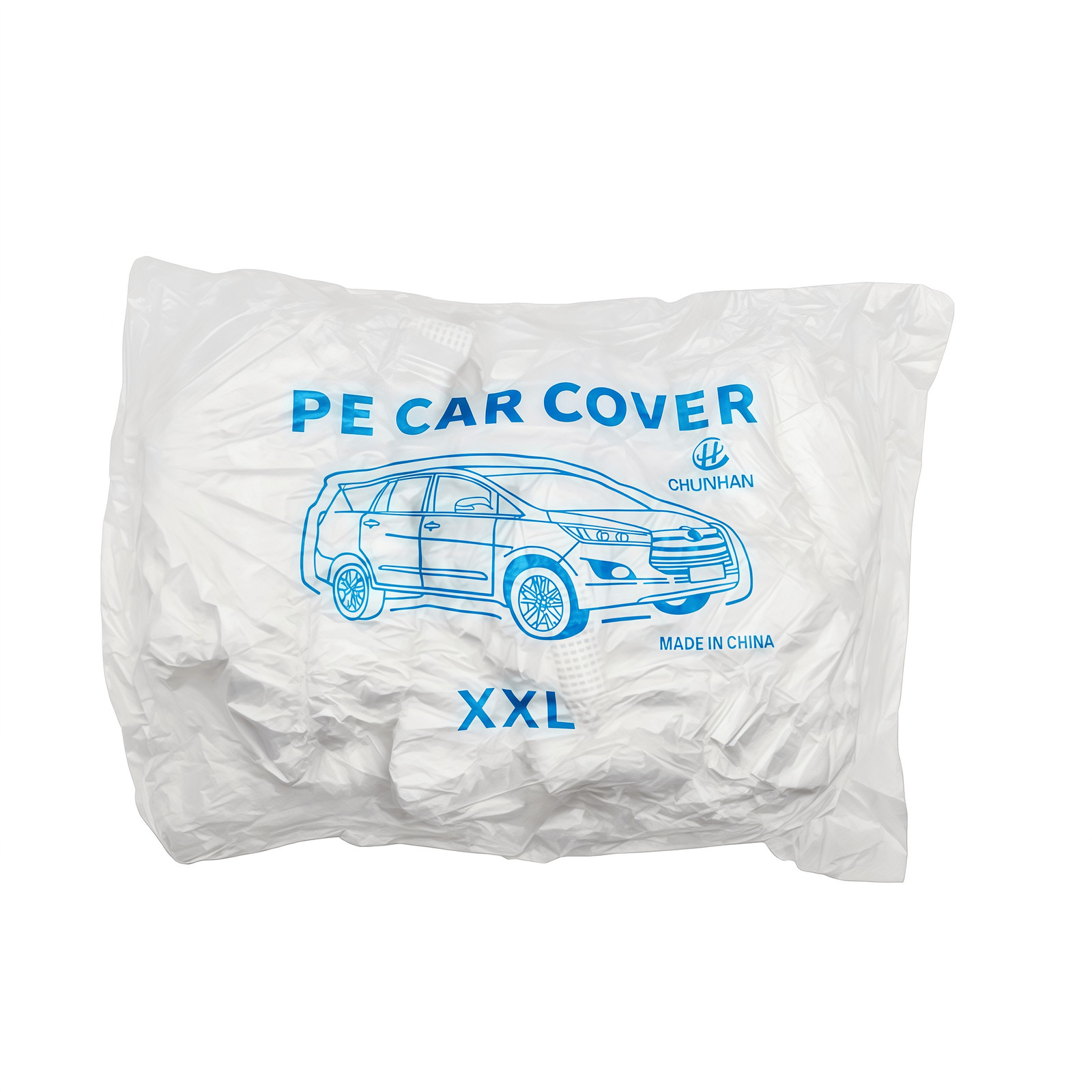 5 PACK Clear Plastic Disposable Car Cover Temporary Universal Rain Dust Garage