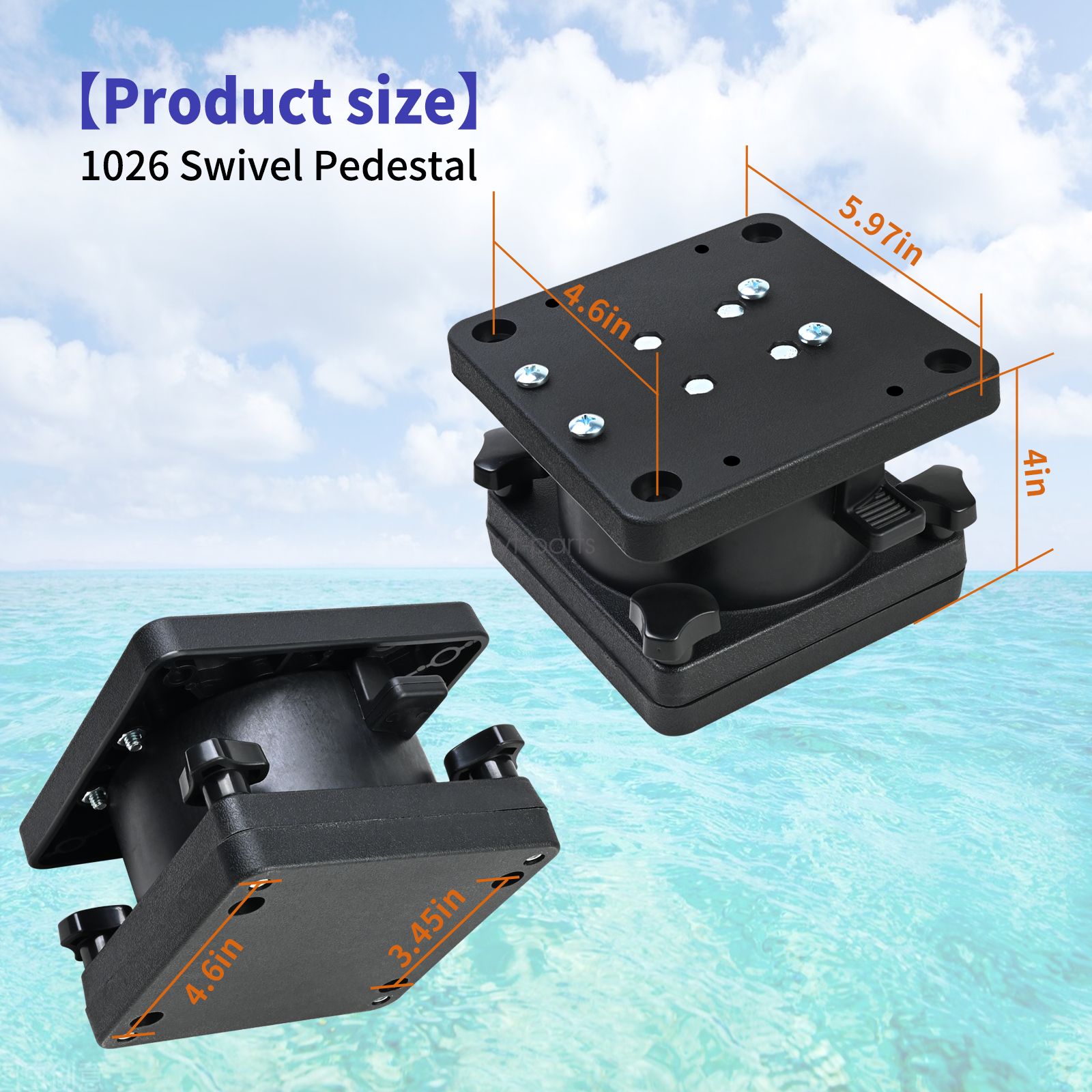 1026 Swivel Pedestal Mount for All Downrigger Models Fit for Scotty