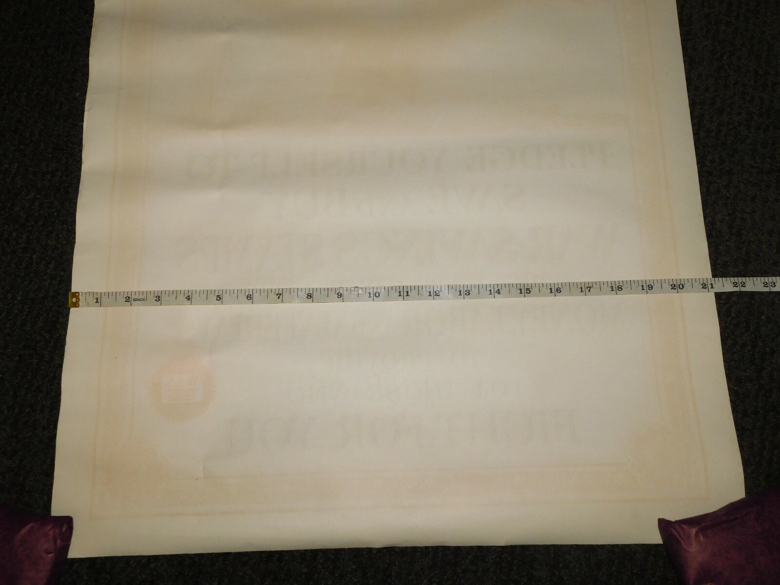 VINTAGE WWI WORLD WAR 1 NATIONAL WAR SAVINGS DAY WSS FIGHT FOR YOU EAGLE POSTER