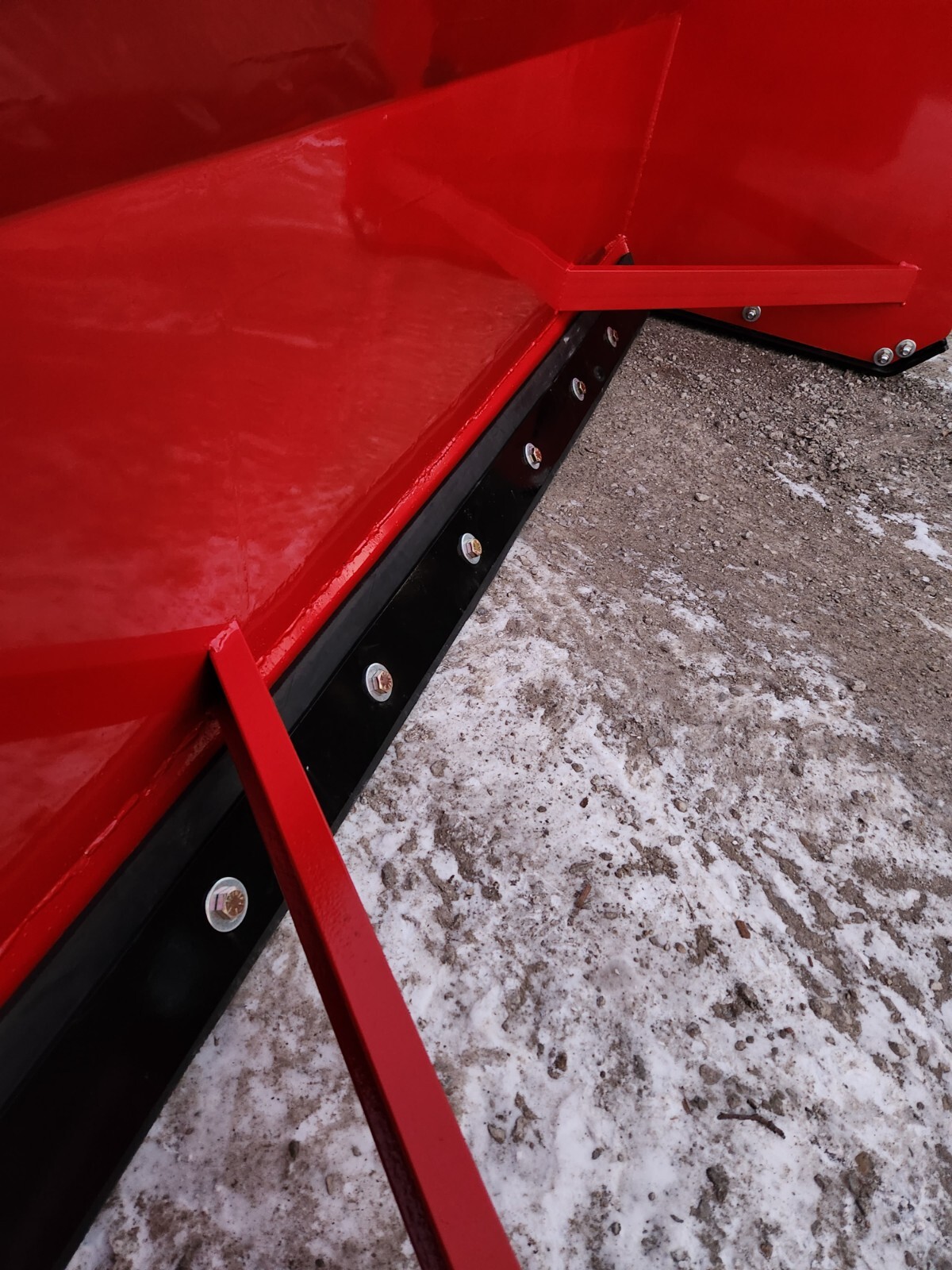 Snow Pusher Box Skid steer Plow Box CAT Case FREIGHT $200 fee distance upgrade