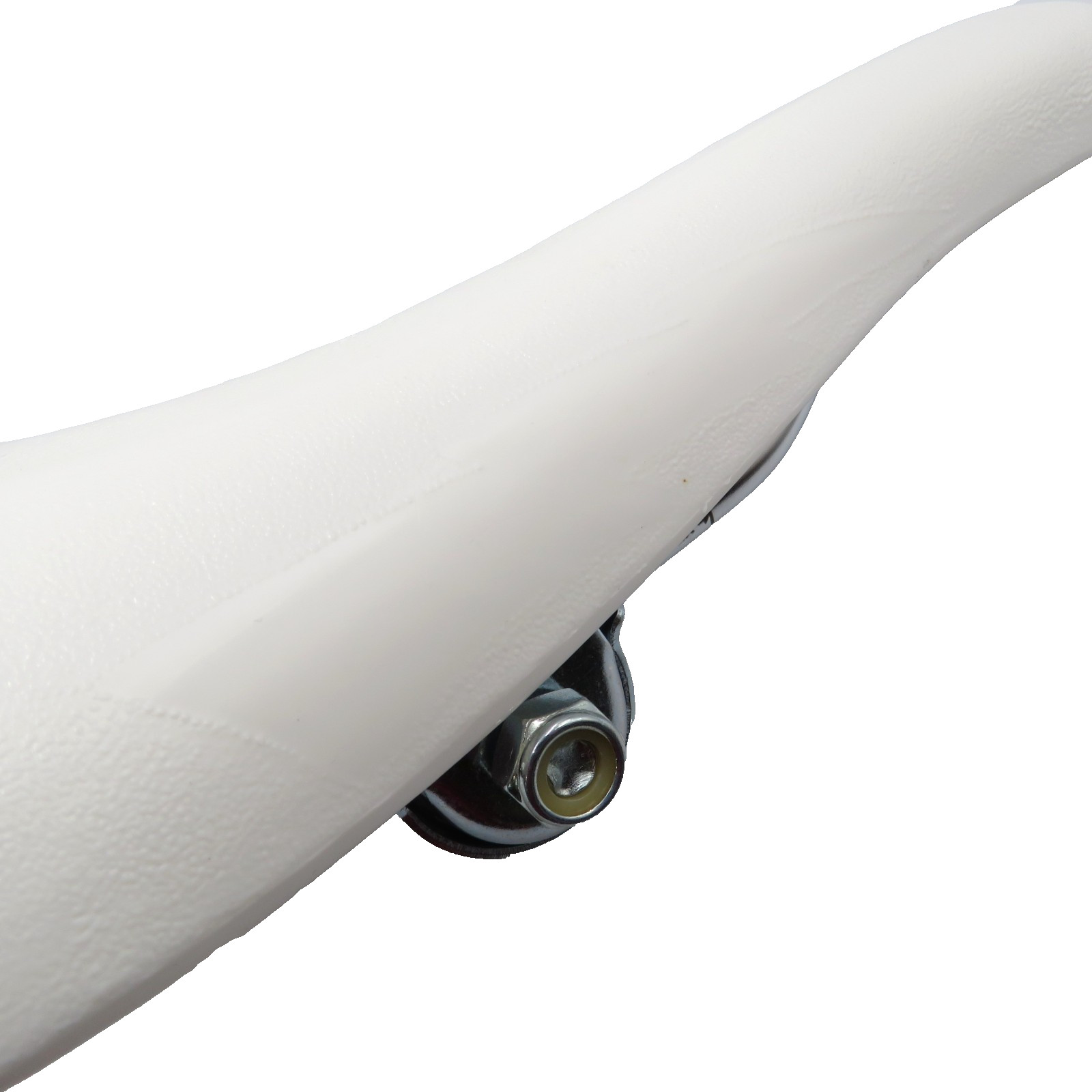 Vintage Old School BMX Velo Seat Saddle VL-117 Lightning Bolt White