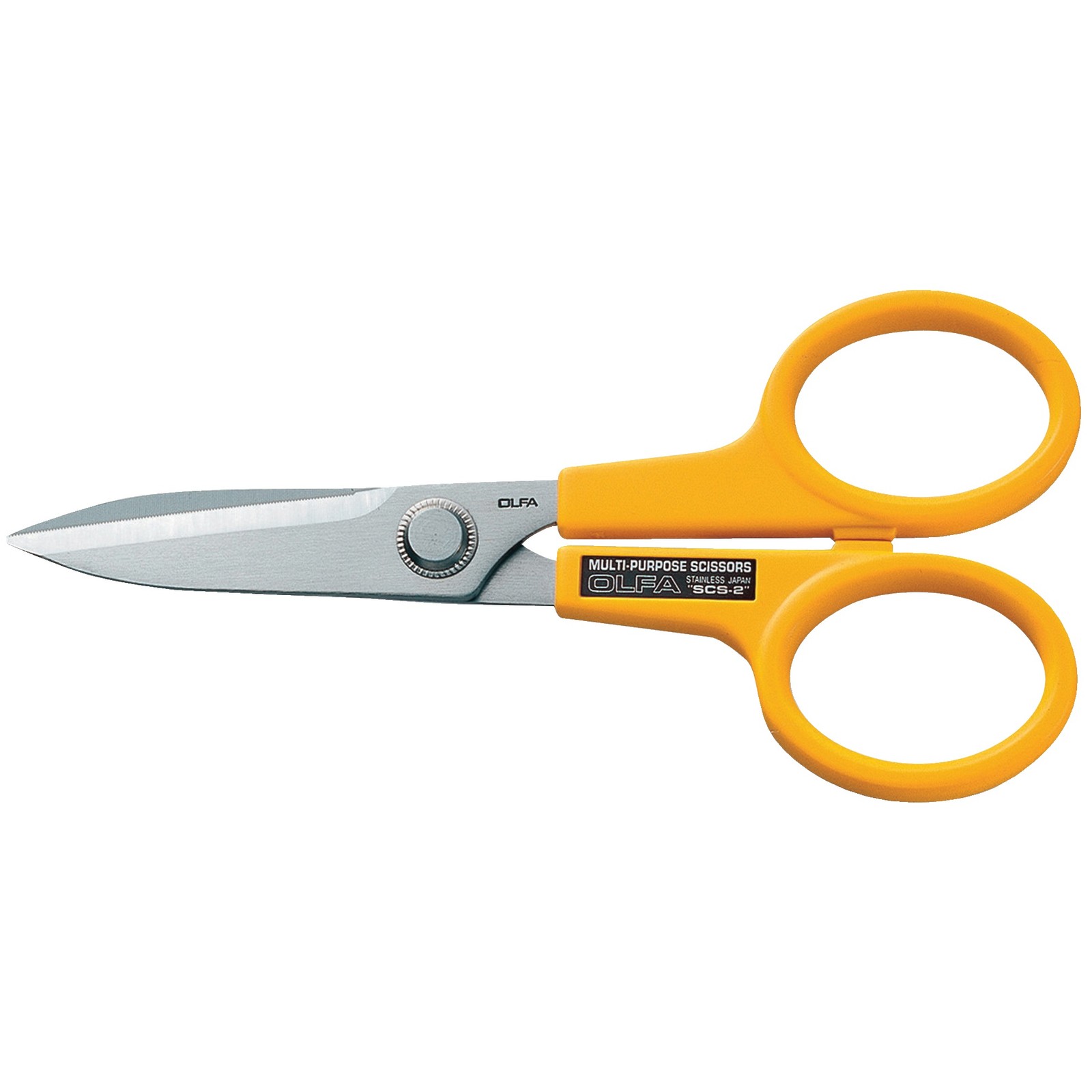 OLFA Scissors, Stainless Steel Serrated Edge 7" (SCS-2), 1 Each