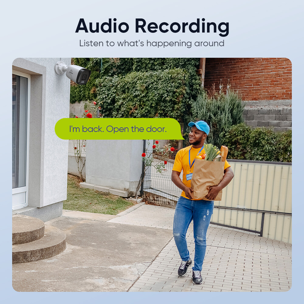 SANNCE 8CH 6MP NVR 3MP Home POE IP Security Camera System Audio Recording CCTV