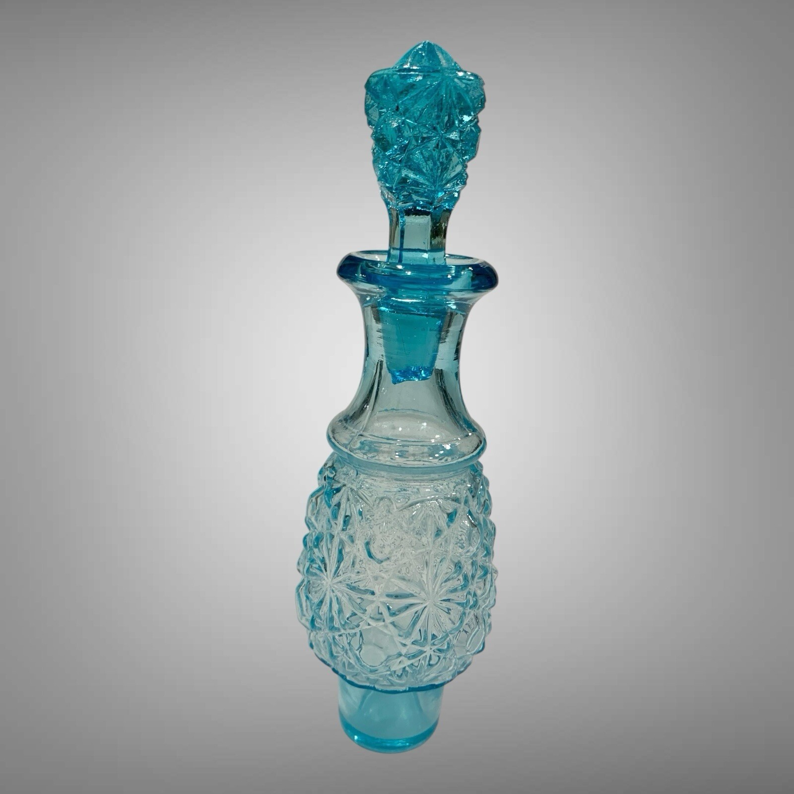 1860s Belmont Co. EAPG Pattern Glass Condiment Cruets (2) And Castor Set