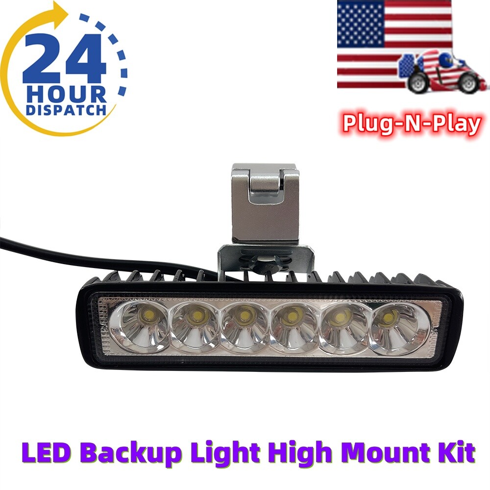 Plug-N-Play Auto Backup Light High Mount Kit For Honda Pioneer 1000 3 or 5 Seat