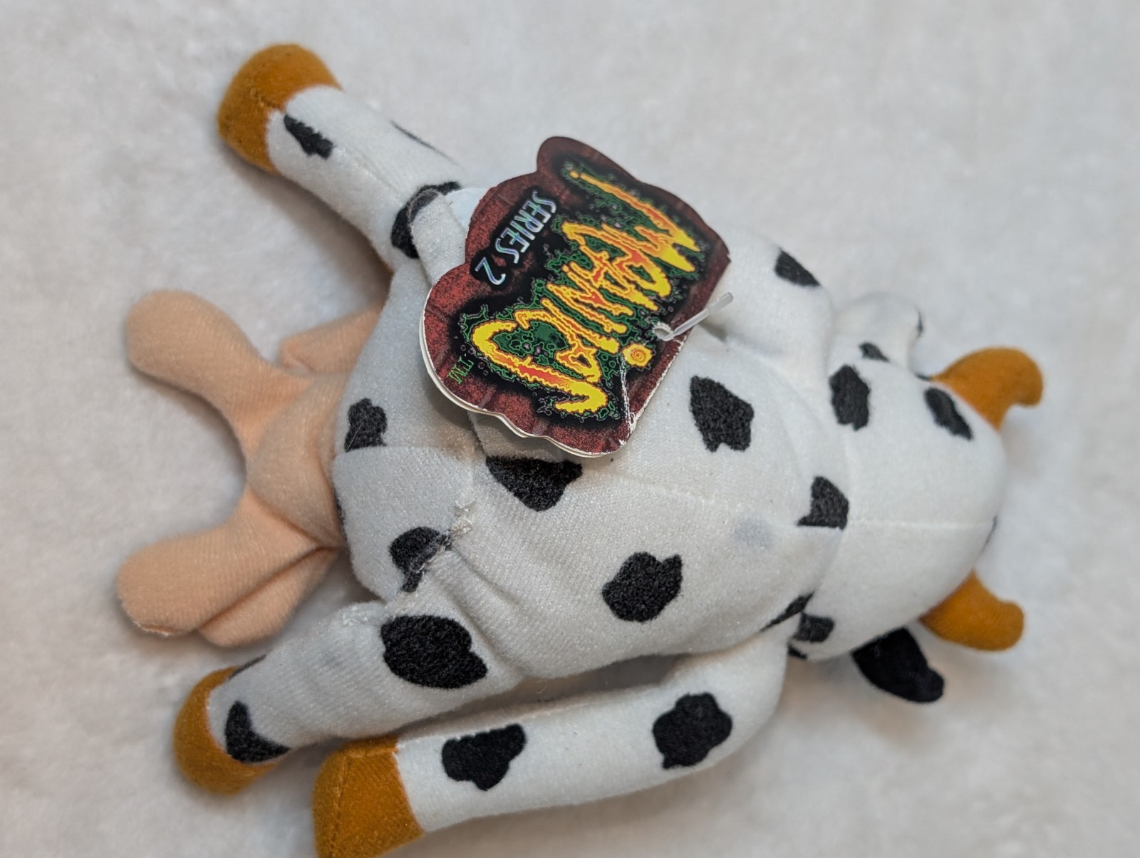 Vintage 90s Meanies Plush Lot 6 - Series 1 & 2 With Tags DIGGER Snake Eyes BEAR