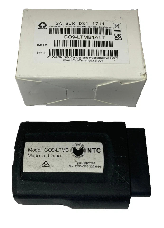 Lot of 10 Geotab GO9-LTMB1ATT GO9 LTMB1ATT Vehicle Tracking Device Plug N Play