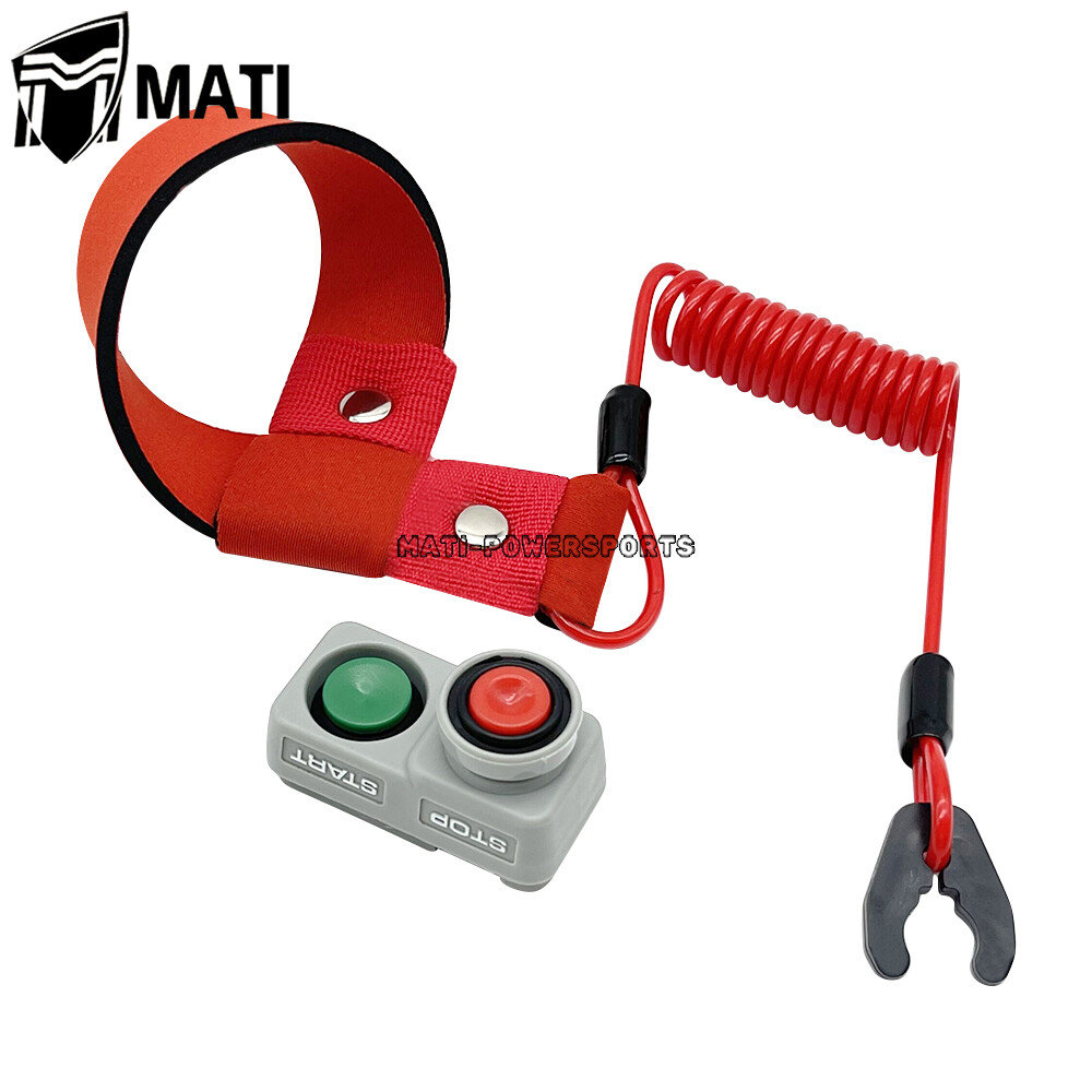 Safety Tether Lanyard Kill Stop Switch for Kawasaki JS750 Jet Ski 750 SX/SXI Pro