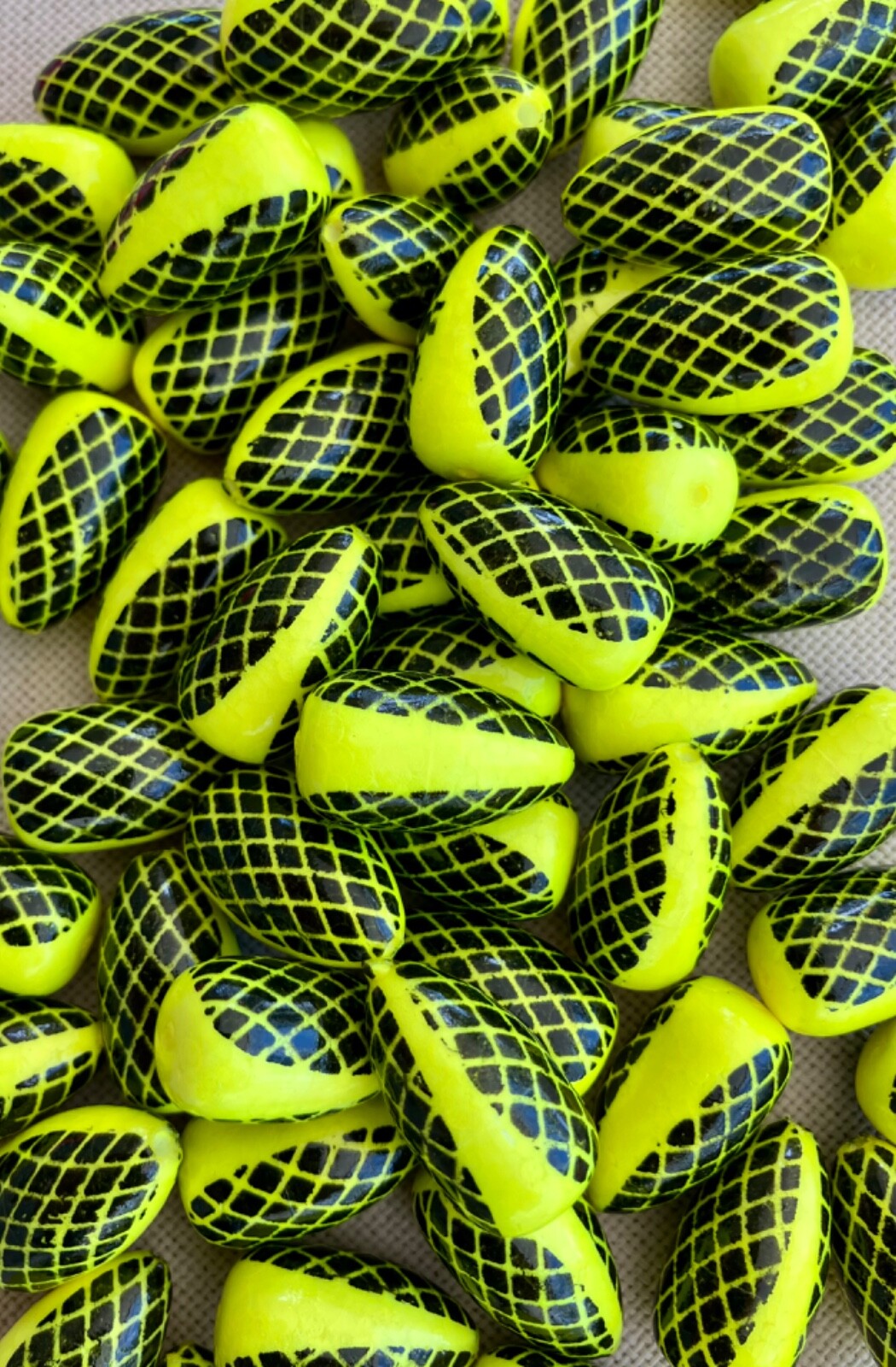 Bullet Floats, pompano surf fishing, custom colors, 20 pack (20mm)