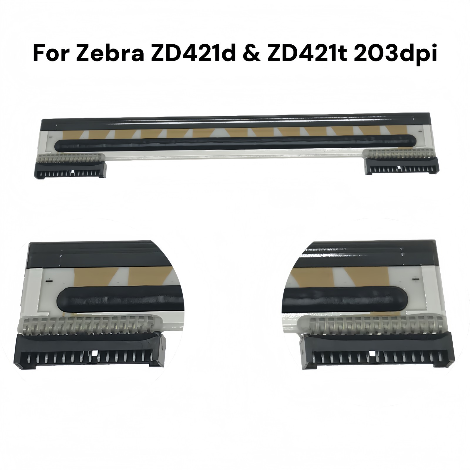 Label Printer Transfer Thermal Printhead for Zebra ZD421 ZD421d ZD421t 203dpi