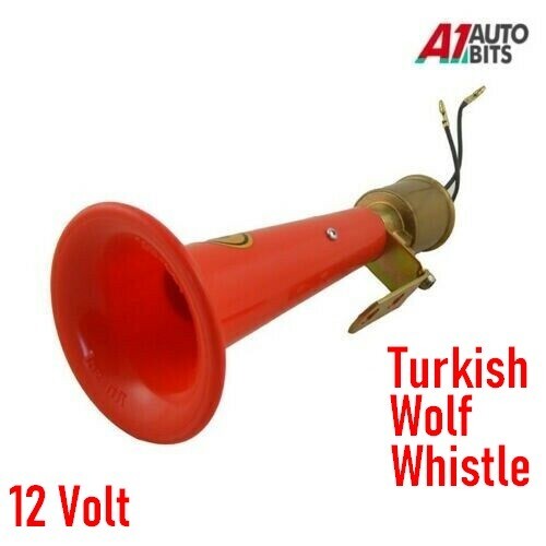 12v Wolf Whistle Air Blast Turkish Horn Universal Loud 12 Volt Uk New