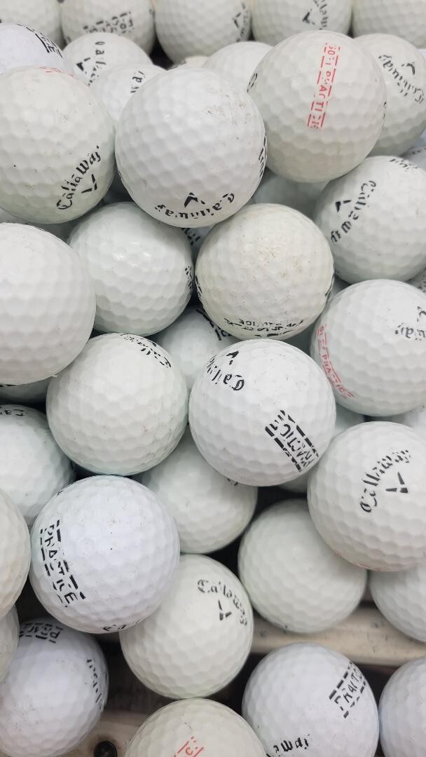 15 dozen range golf balls white Grade D. Free Shipping!