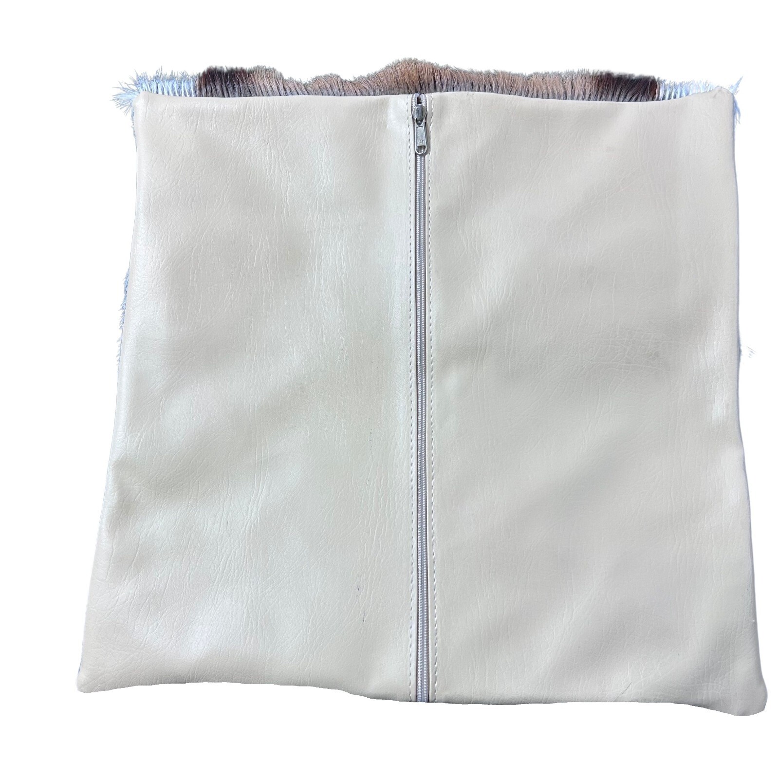 Springbok Skin Pillow Case 17x17" Springbok Skin Cushion Case Beige Backing