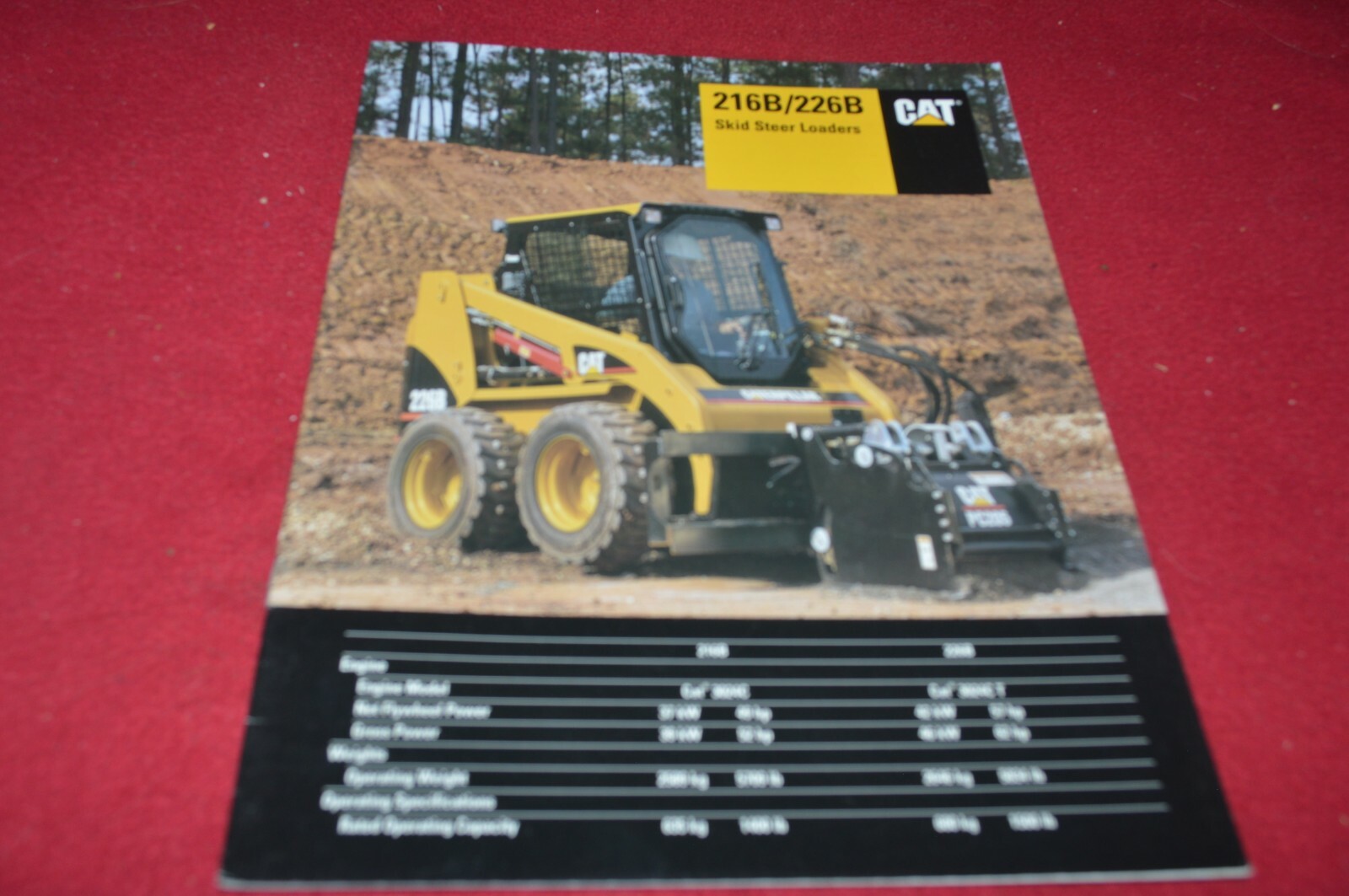Caterpillar 216B 226B Skid Steer Loader Brochure DCPA14