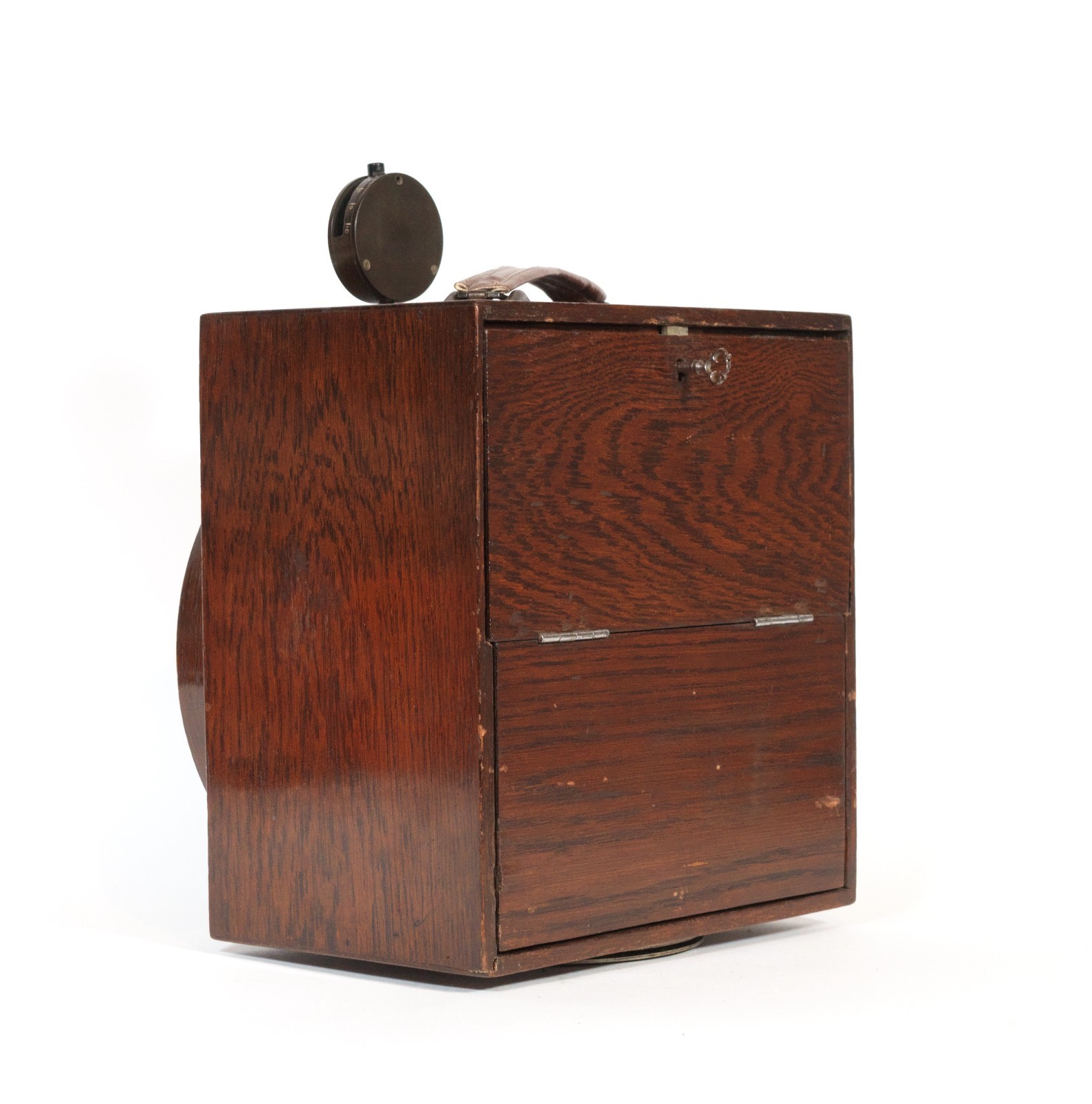 Tiny, Ingenious 1932 Adey All-In-One Portable Radio w/Multi-Function Control Key