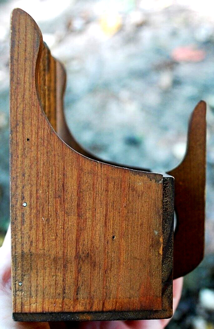 Antique Primitive HANDMADE WOOD CRANBERRY/BLUEBERRY HARVESTING SCOOP Rake Box