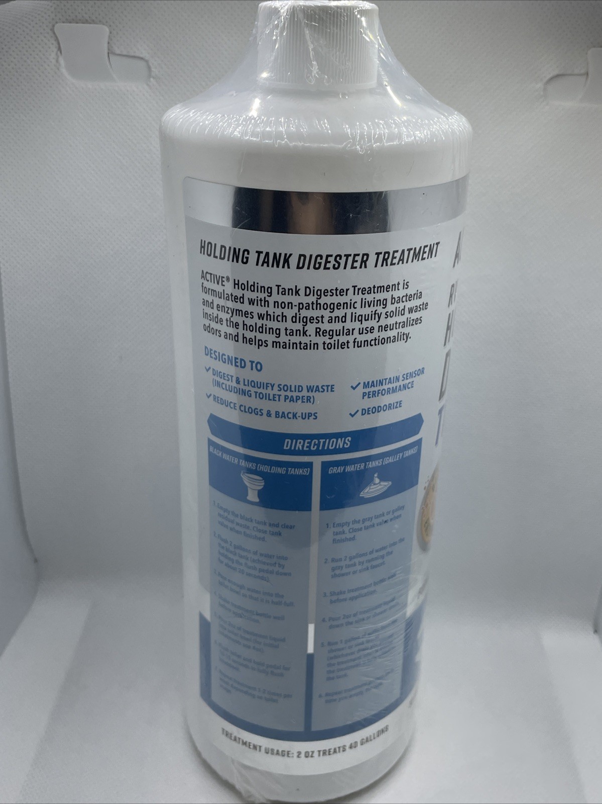 RV Tank Treatment - Waste Digester for Holding & Gray Water - 32oz