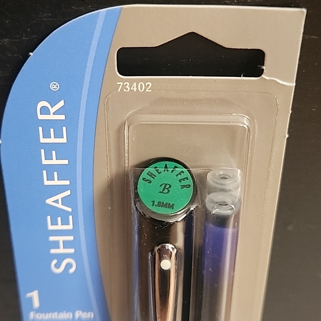 Sheaffer Viewpoint Calligraphy Fountain Pen Blue Black NIB New 73402 Free Ship!