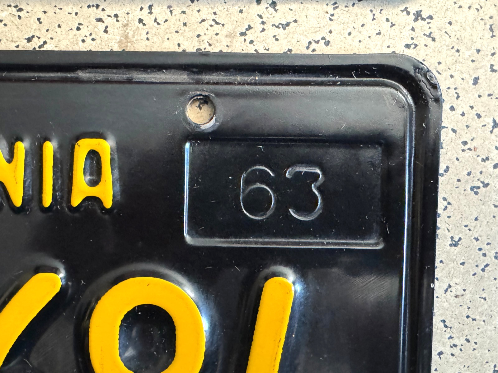 1968/1964/1963 CALIFORNIA license plates *PAIR* — DMV CLEAR — ORIGINAL car tags